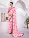Geet Gauri Presents Georgette printed Saree With Lace Borders thumb 7