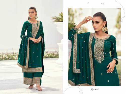 Geet Gauri Presents mantra silk Designer unstitched Suit Collection 