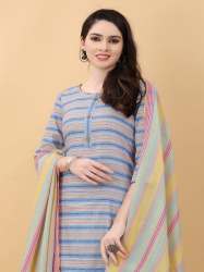 Geet Gauri presents premium cotton kurti pant duppta set