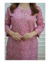 Geet Gauri presents pure cotton handed katha work kurti pant set thumb 5