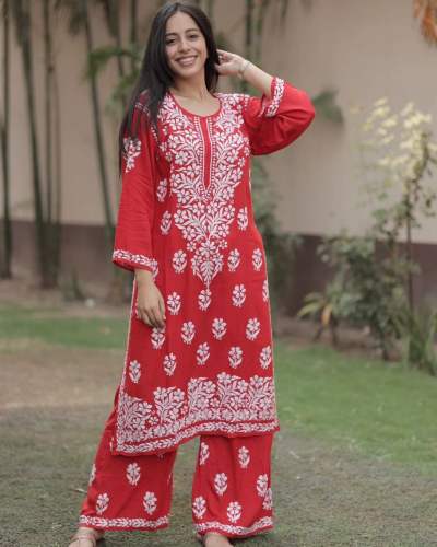 Geet Gauri Pure Chikankari kurta set 