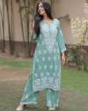 Geet Gauri Pure Chikankari kurta set  thumb 5