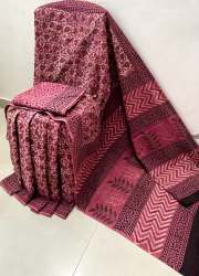 Geet Gauri pure mulmul cotton saree with blouse