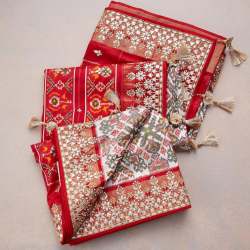 Geet Gauri Pure Patola Chinnon Silk sarees