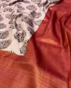 GEET GAURI SOFTY SILK SAREE WITH DIGITAL PRINT N GOLD JARI N JHALAR  thumb 5