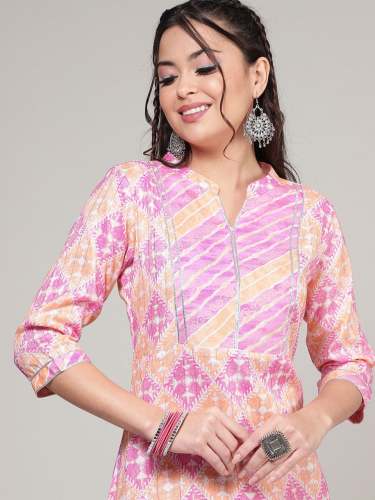 Geet Gauri Viscose Kurti With Palazzo Set