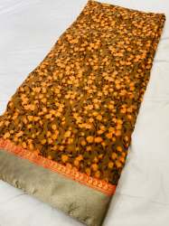 Geet Gauri weightless printed saree with border