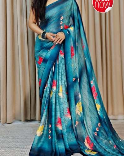 Geet Gauri weightless sarees with Digital printed 