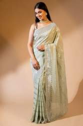 Georgette All Over Sequence Work designer saree