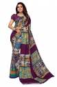 GEORGETTE BLOCK PRINT SAREE thumb 1