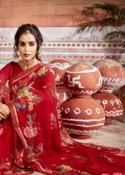Georgette Printed sarees 