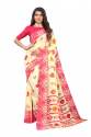 georgette saree with plain blouse thumb 3