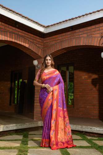 GGF present Heavy Paithani Silk saree 