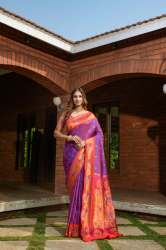 GGF present Heavy Paithani Silk saree 