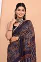 GGF Pure Chanderi Silk Sarees With Blouse thumb 10