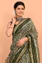 GGF Pure Chanderi Silk Sarees With Blouse thumb 3