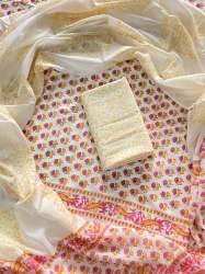 GGF pure Cotton suit with soft cotton dupatta