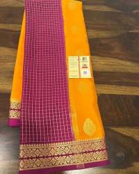 GGF Semi-Mysore silk saree with rich pallu 