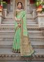Handloom Silk Zari Woven Work saree thumb 2