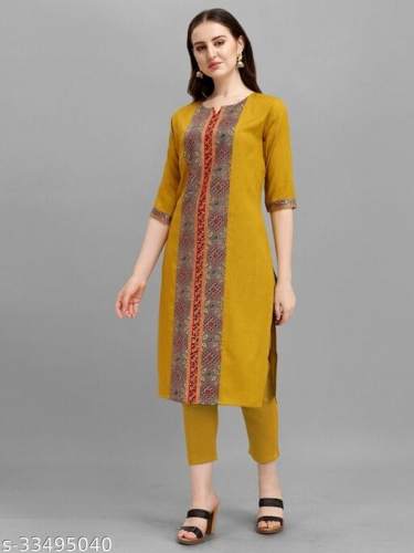 Heavy cotton Kurtis With digital print at Rs.340 Piece in surat offer by geet gauri fashion