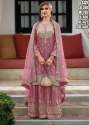  Heavy Silk Embroidery Sharara Set Suit  thumb 2