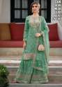  Heavy Silk Embroidery Sharara Set Suit  thumb 3