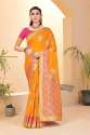 Hnadloom Saree  thumb 3