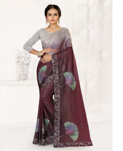 imported digital print siroski diamond saree