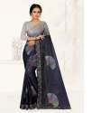imported digital print siroski diamond saree thumb 2