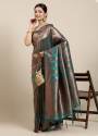  Kanjivaram Silk Copper Zari Work saree thumb 2