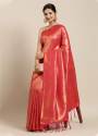  Kanjivaram Silk Woven Work Copper Zari Work