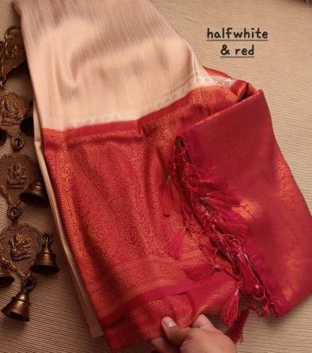 Kuberpattu with rich copper two-tone zari sarees