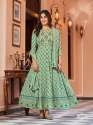 Long Anarkali Stitched with Matching Dupatta thumb 1
