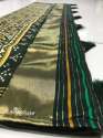 Modal Silk Patola Saree With Lagdi Patta Pallu and Contrast Blouse  thumb 3