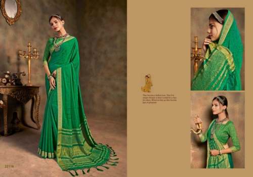 Nylon Two Tone Fancy saree