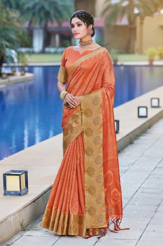 Organza Zari Weaving sarees