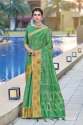 Organza Zari Weaving sarees thumb 3