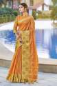 Organza Zari Weaving sarees thumb 4
