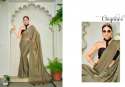 Plain Fancy Saree With Sequins Blouse thumb 4