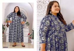 Plus size Premium Rayon export quality Long Kurti 