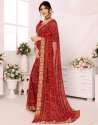  Poonam Georgette Saree With Lace Export Quality by Geet Gauri  thumb 4
