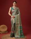 Premium cotton saree with heavy border  thumb 1