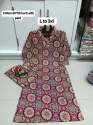 premium-quality cotton fabric kurti and pant set  thumb 2