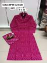 premium-quality cotton fabric kurti and pant set  thumb 5