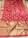  Premium Soft Banarasi Organza saree  thumb 3