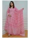 Presents Fancy pink Kurti Set For a festive gathering
