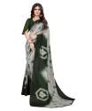 printed georgette saree with blouse thumb 6