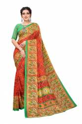  printed Georgette Sarees