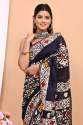  Pure Chanderi Silk printed  Sarees With Blouse thumb 2