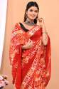  Pure Chanderi Silk printed  Sarees With Blouse thumb 4